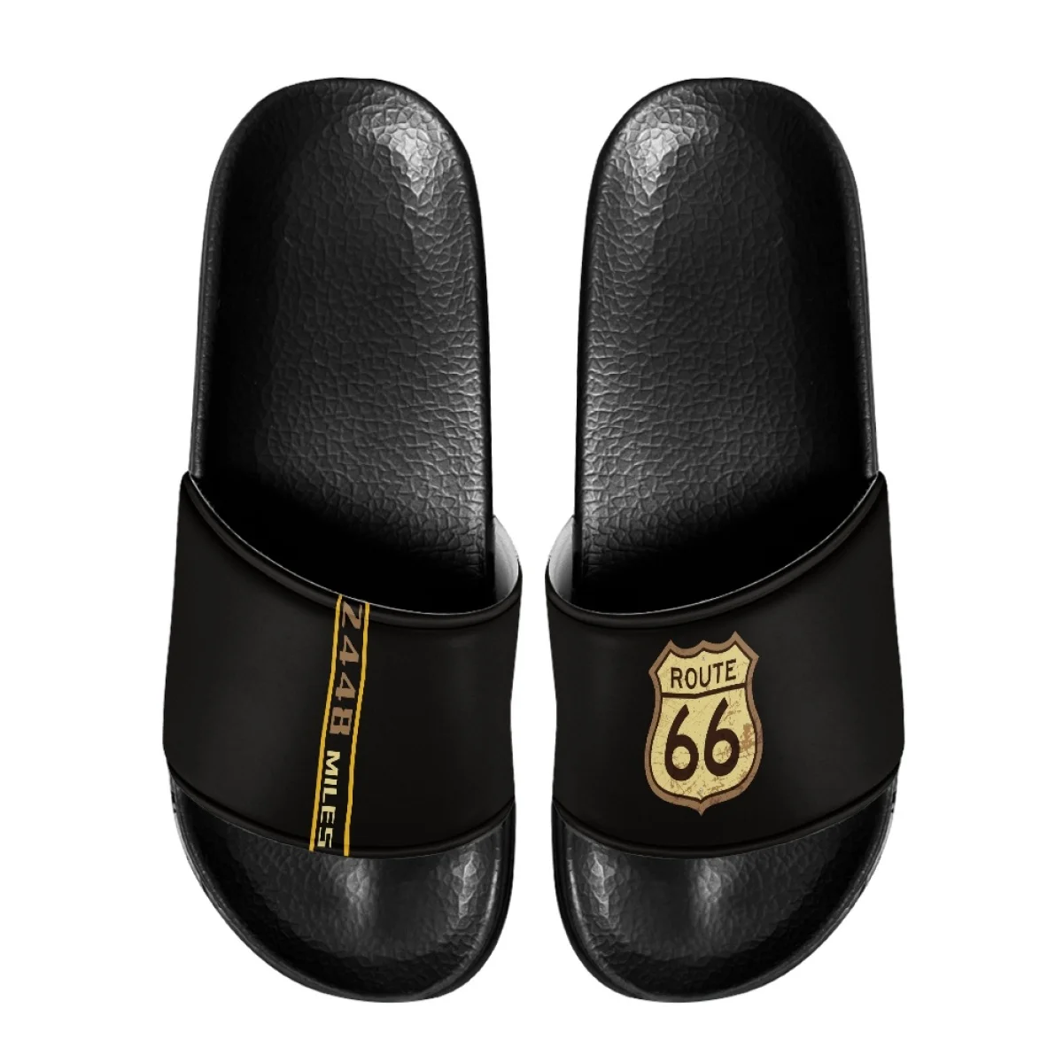 

Nopersonality US Route 66 Design Slippers Home Adult Sandals Cozy Flat Slides Fashion Summer Chinelos Outdoors Footwear