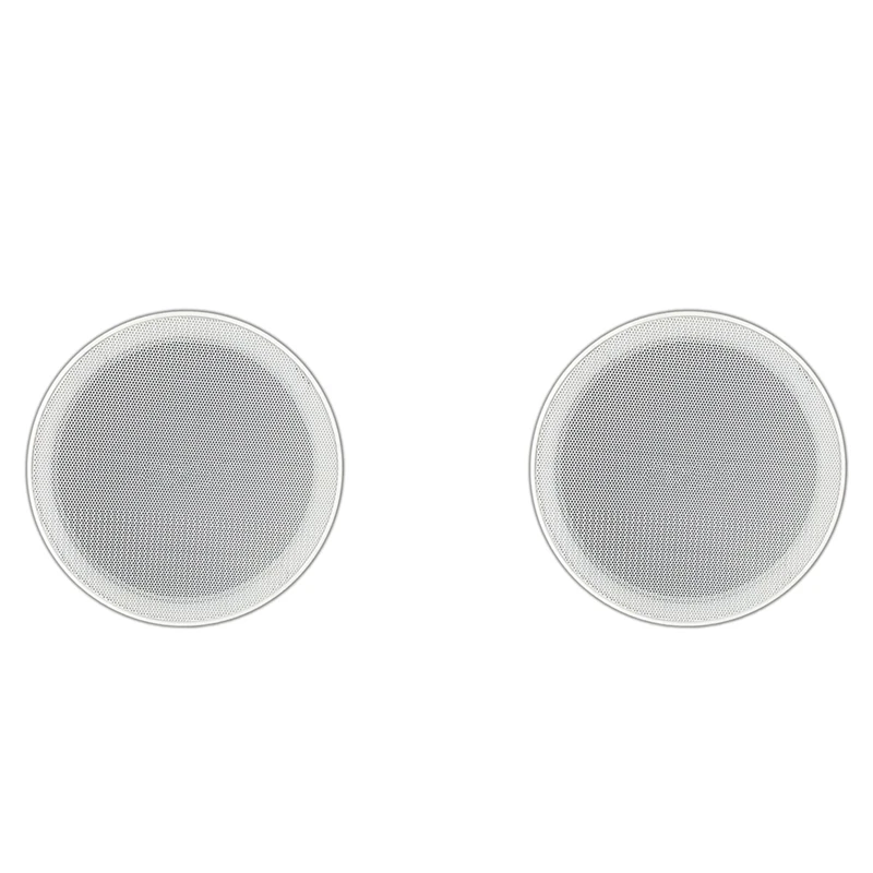 

2X 6Inch Dual Cone Ceiling Speaker Indoor Roof Loudspeaker Good Sound Quality In-Wall Speaker for Home Music System