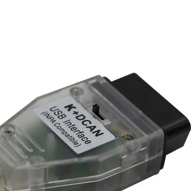Для BMW INPA K + CAN с чипом FTDI FT232RQ переключателем D USB OBD интерфейс совместим для K-LINE