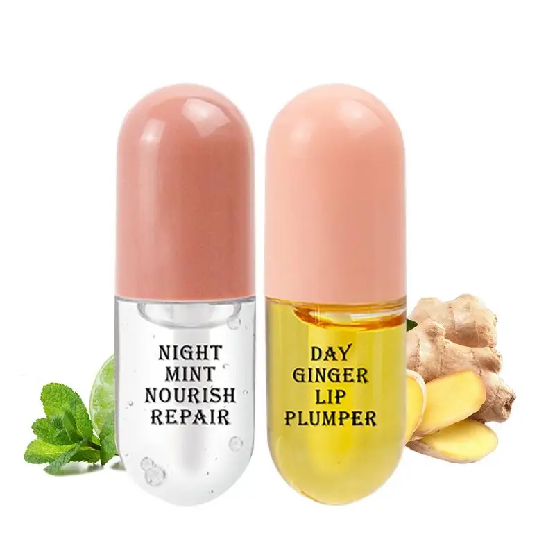 Lip Plumping Oil Lip Plumper With Ginger Mint Extracts And Vitamin E Lip Care Serums For Hydrating Plump Reduce Fine Lines