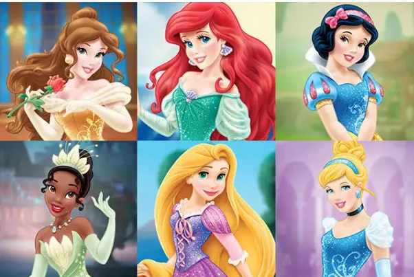 Мультяшная Принцесса Эльза Анна Белоснежка Золушка колокольчик Ариэль