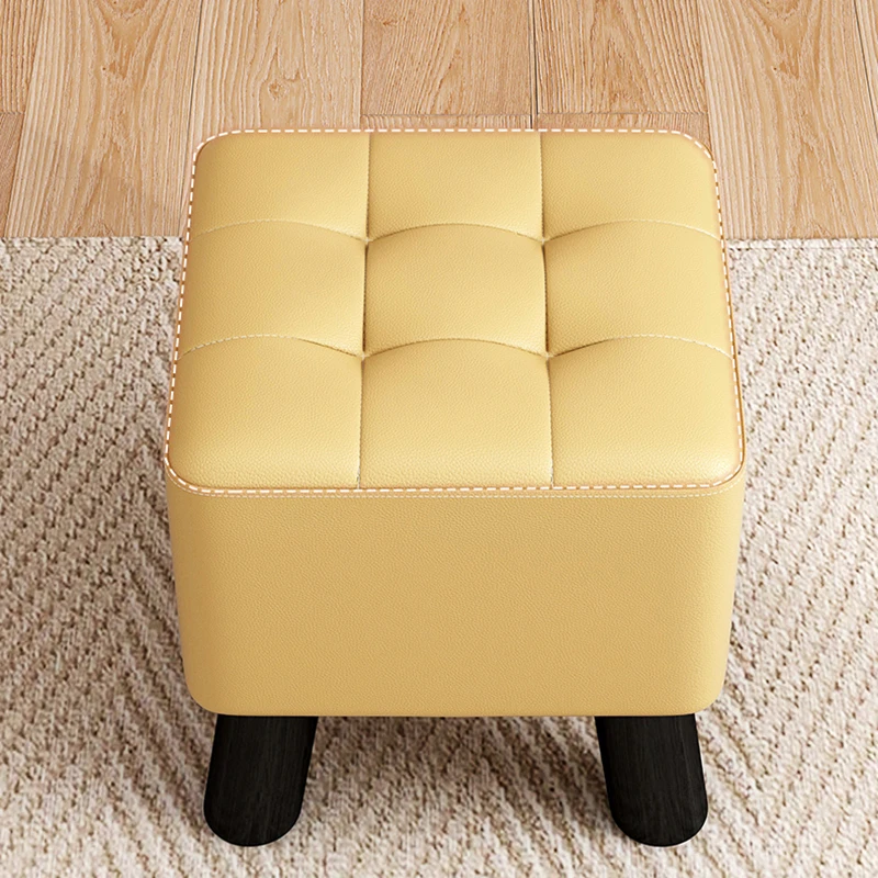 Small Low Footstool Design Nordic Hallway Children Chair Bench Modern Protable Muebles Multifuncionales Bedroom Furniture