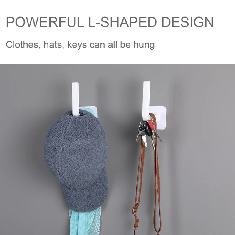 1 шт. настенный крючок без перфорации для кухни ванной комнаты следов стеллаж