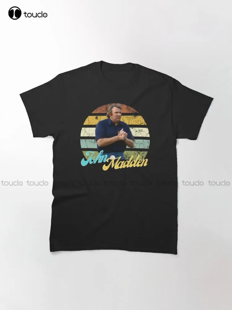 Футболка с автографом John Madden - Rip хлопковые футболки для женщин дышащая хлопковая