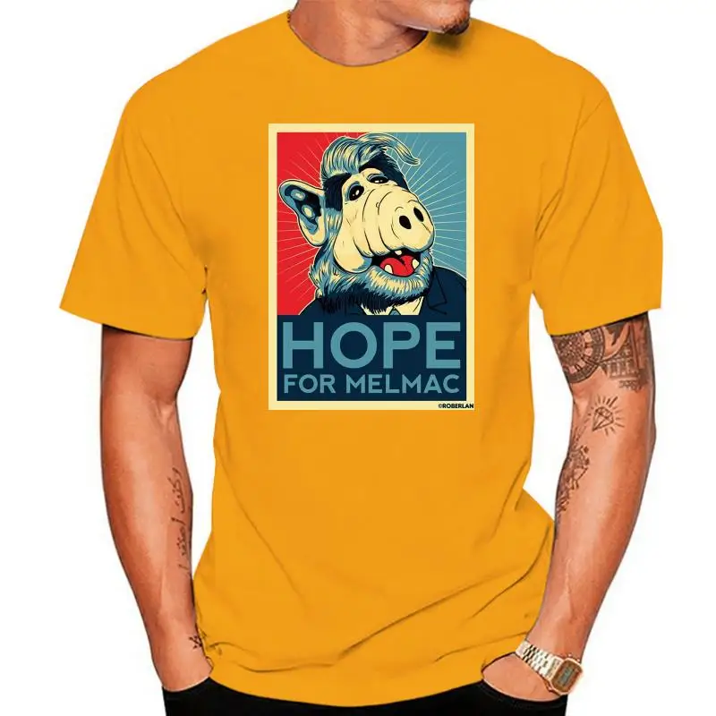 

Новинка, Мужская футболка с надписью ALF Hope для мэмmac, инопланетянин, сериала, размер от S до 3XL