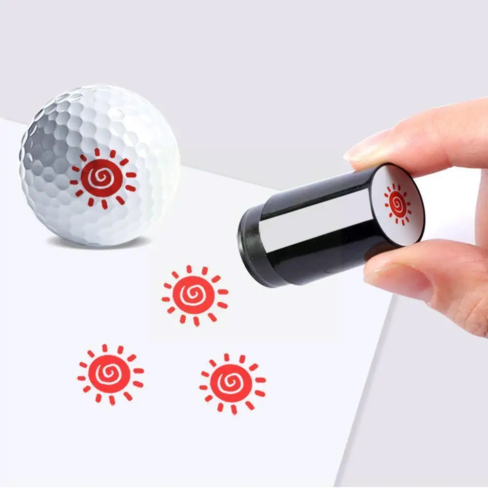 

Golf Ball Stamper Stamp Marker Impression Seal Quick-dry Plastic Multicolors Golf Accessories Symbol For Golfer Gift W1K8