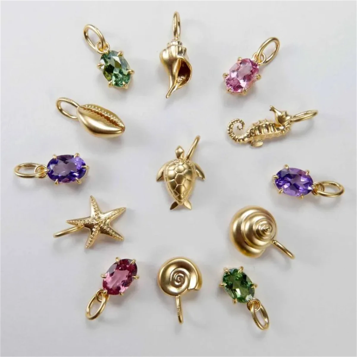 Летняя Пляжная Серия камень на день рождения подвеска сделай сам ожерелье Мама