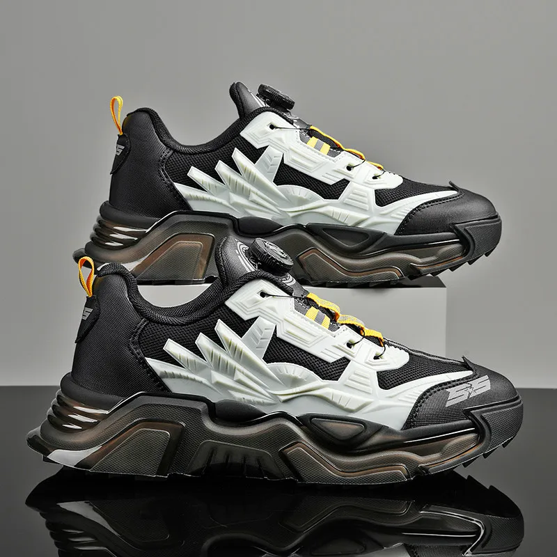 Transformers Shoes Men's Chunky Sneakers Men Spring Running Shoes Men Trend Reflective Street Sport Shoes Outdoor Male Footwear