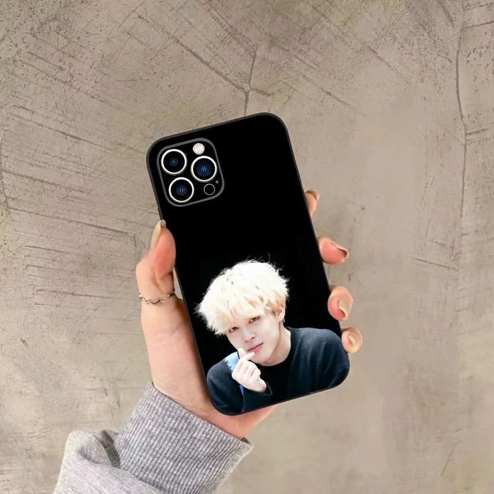 Чехол для телефона Park Ji-Min K-Kpop B-T-S iPhone 15 14 13 12 11 Plus Pro Max XS X XR SE Mini 8 7 мягкий