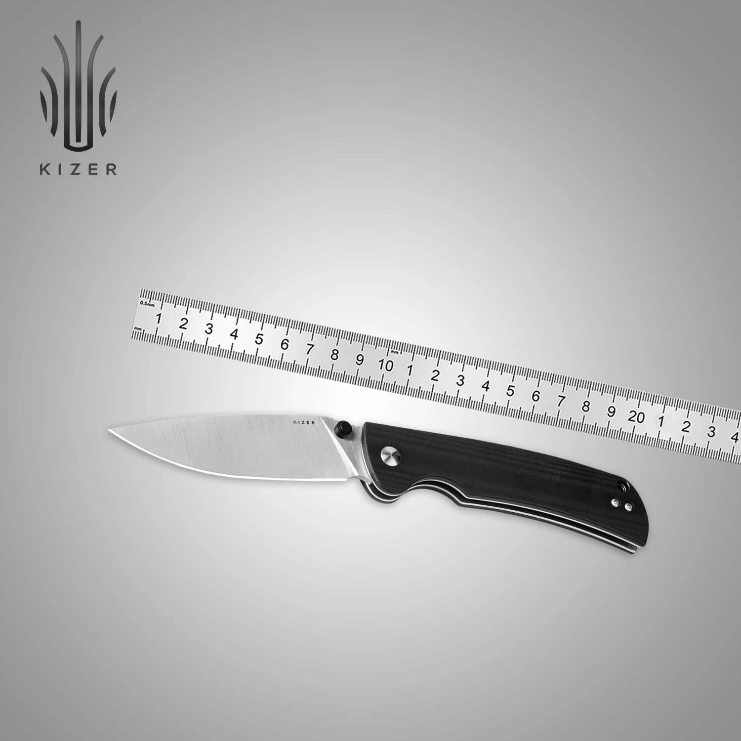 Карманный нож Kizer EDC V4538A1 слайсер G10 ручка с нитро V-образным лезвием