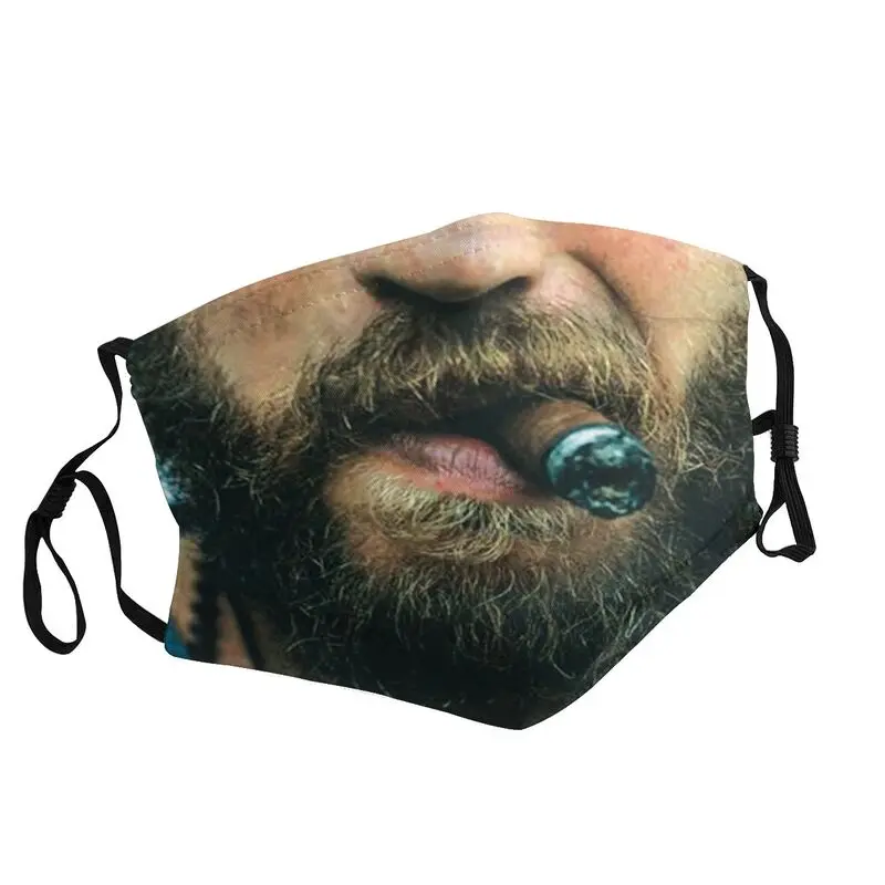 

Дышащая мужская маска для бороды, сигар, дышащая маска для лица с забавным мемом, пылезащитный чехол, респиратор, маска для рта