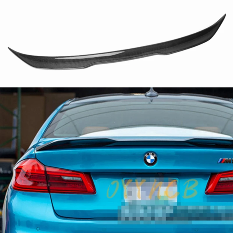 

FOR BMW 5 Series G30 G38&M5 F90 PRO Style Carbon Fiber Rear Spoiler Trunk Wing 2016-2023 FRP Glossy Black Forged Carbon