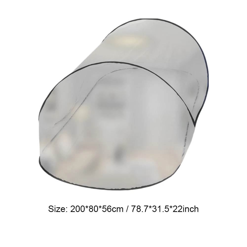 Дорожная москитная сетка с застежкой-молнией уличная для кемпинга портативная