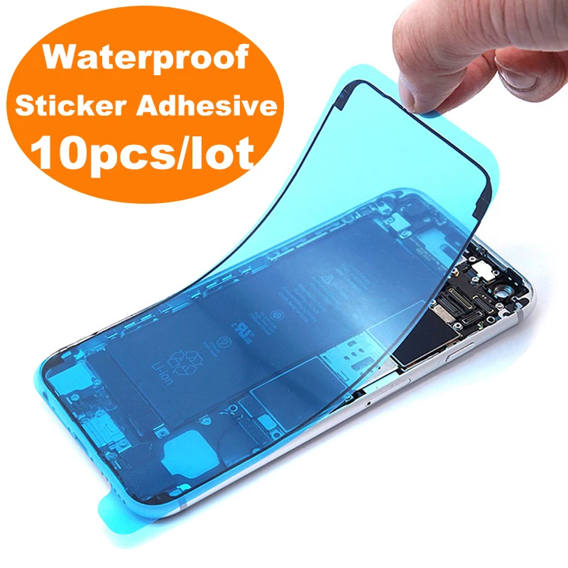 10Pcs Waterproof Seal Adhesive Sticker For iPhone 6S 7 8 Plus X XS 11 12 13 14 Pro Max XR LCD Screen Frame Tape 3M Glue Repair