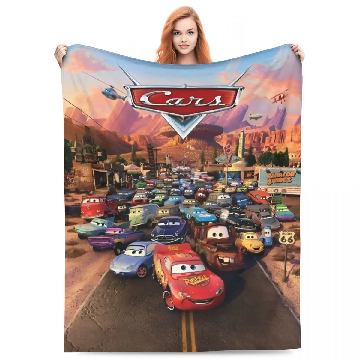 Супер мягкое одеяло для путешествий офиса Pixar Lightning McQueen автомобили постельное