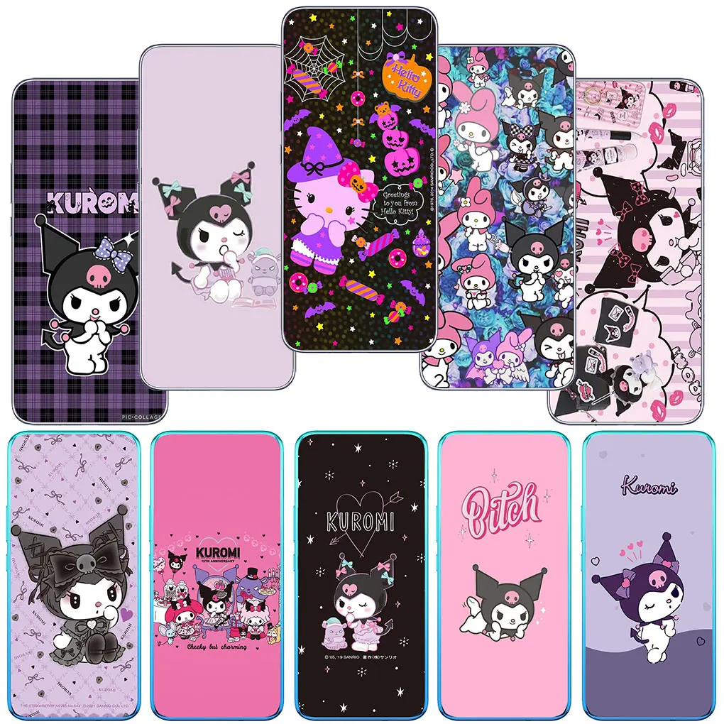 Мягкий мультяшный чехол Kuromi для Samsung Galaxy A04 A14 A23 A34 A54 M23 M33 M52 M53 M30S M31 M51 M21 телефона