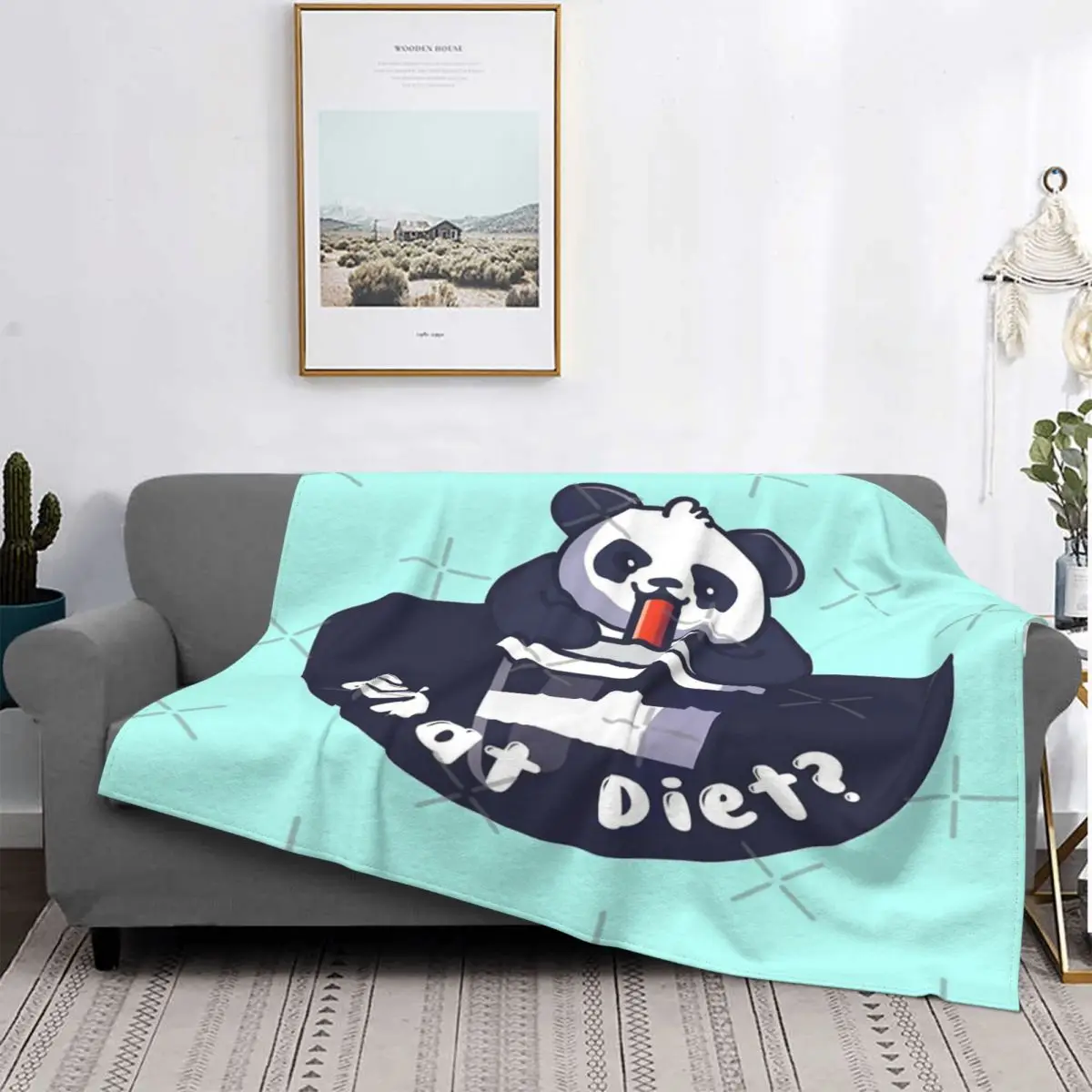 

Манта с надписью «What Diet Panda»-4, кукла с надписью «What Diet Panda»-4, кукла с надписью на cama, мягкая, Манта с картинкой из аниме, роскошная текстура для ...