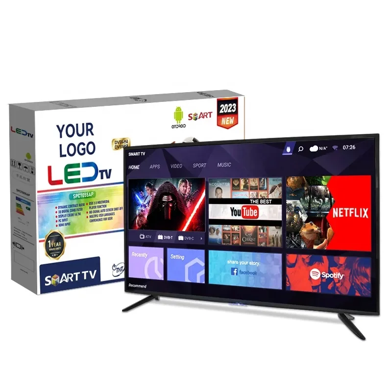 

Фабричный ЖК-телевизор, диагональ экрана 32 дюйма, Android-телевизор, 4K Smart TV 40 43 50 55 дюймов, дешевый Телевизор с плоским экраном, распродажа