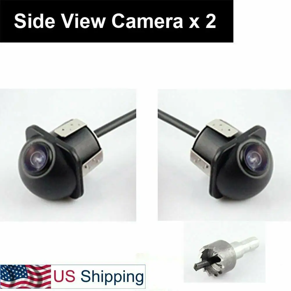

1 Pair Car Side Mirror Camera Side View Mirror Mount Cameras High-definition Color Ccd