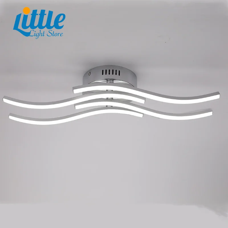 

85-265V Ceiling Light 12W 18W 24W LED Ceiling Light Aluminum Wave Shape Modern Ceiling Light Room Living Room Decoration