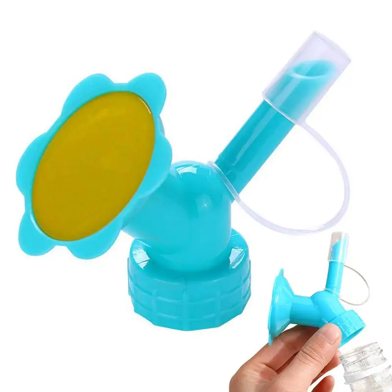 

2 In 1 Plastic Sprinkler Nozzle 27~28mm Caliber Bottle Shower Cap Flower Plant Vegetable Watering Device Watering Can Sprinkler