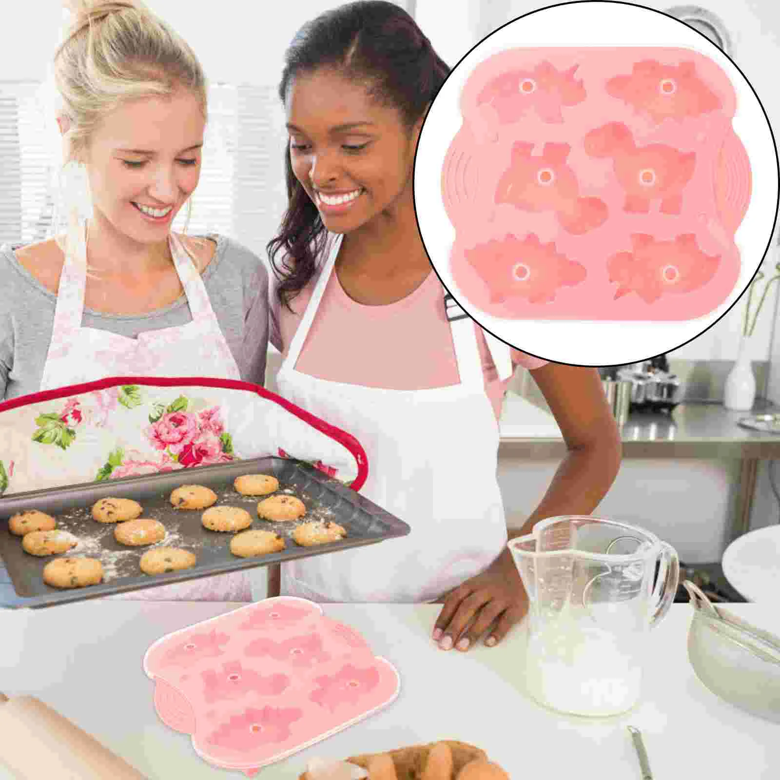 

Animal Cake Baking Silicone Molds Kids Mould Homemade Jelly Ice Soap Making Fondant Diy Home Favor Party Kitchen accessories