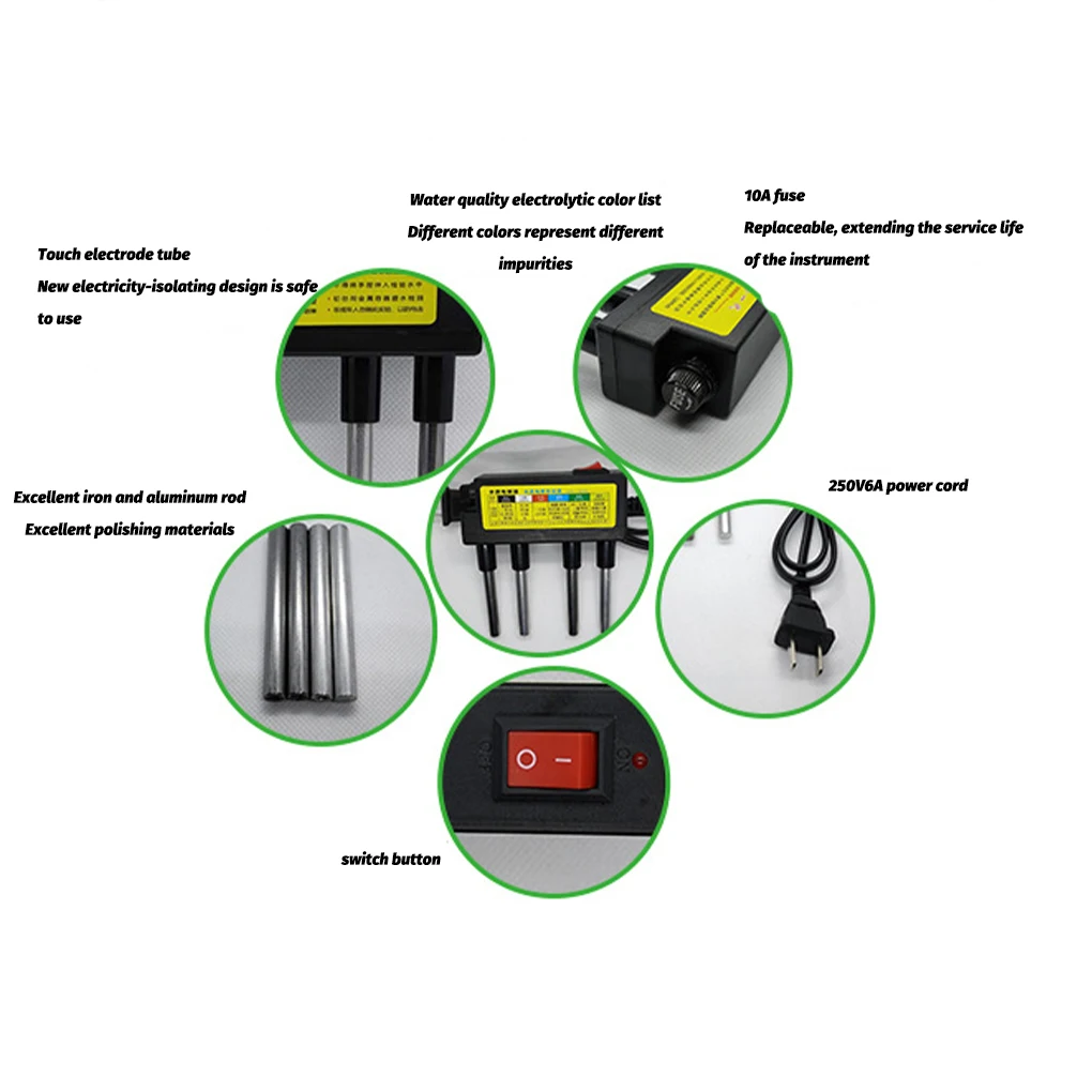 

Plastic Drinking Water Electrolyzer Reusable Tester Test Tool EU Plug