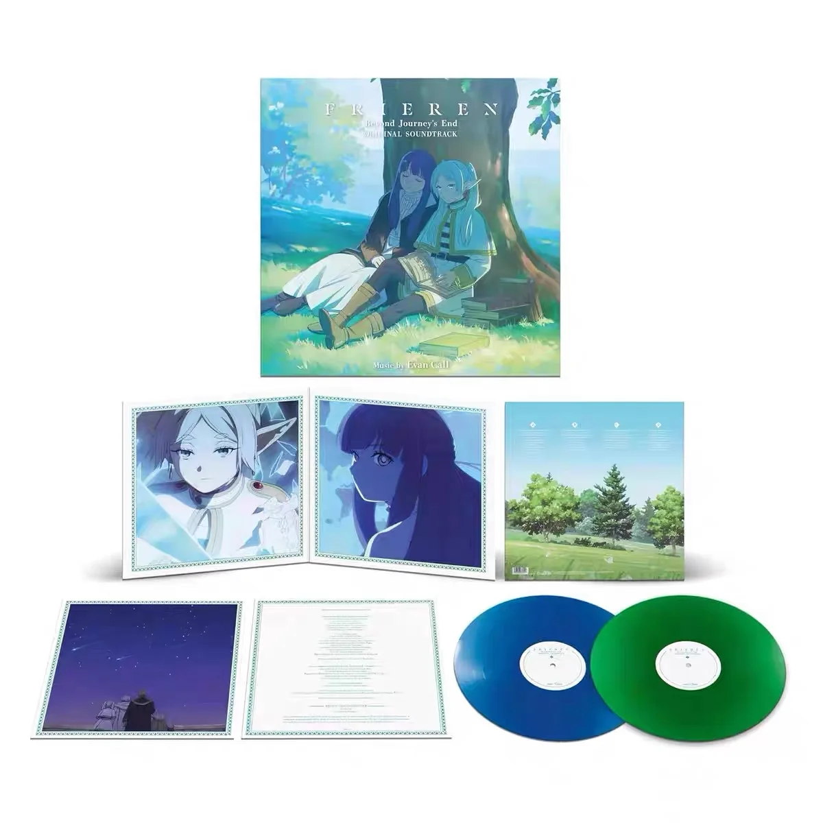 Фото Цветной винил Frieren Beyond Journey's End 2LP, ограниченная серия, аниме OST Splatter Record, быстрая доставка №1