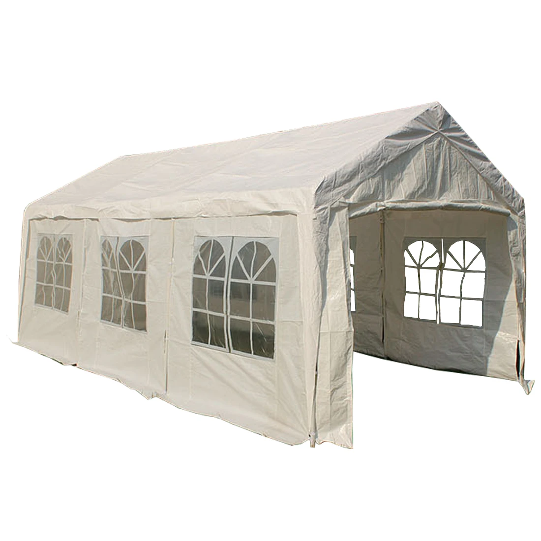 4X6M Другие размеры Pe Carport с окнами Сильная ветрозащитная водонепроницаемая