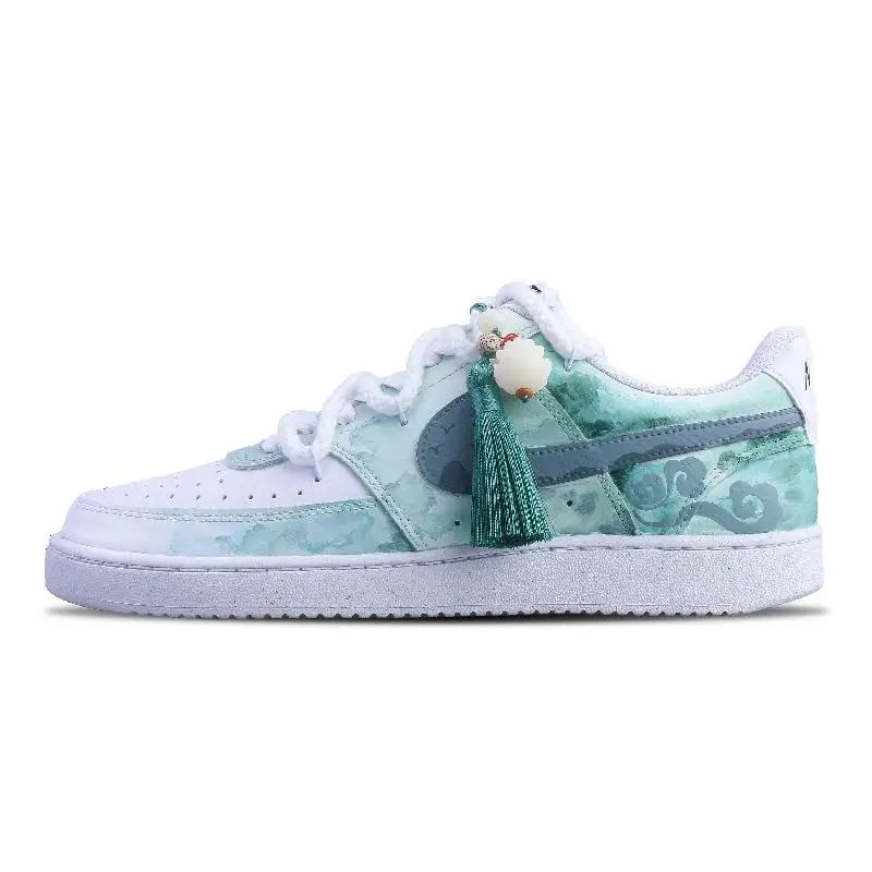 【Настроить】Nike Court Vision 1 обувь для скейтбординга кроссовки унисекс DH2987-101