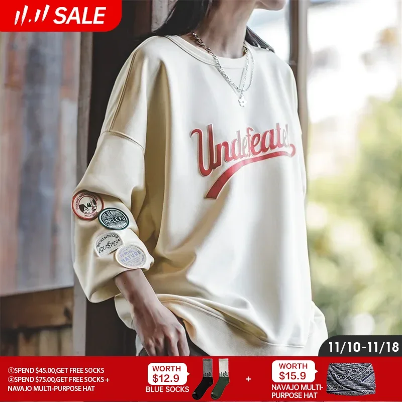 Женский повседневный пуловер в американском стиле Maden свитер с контрастной