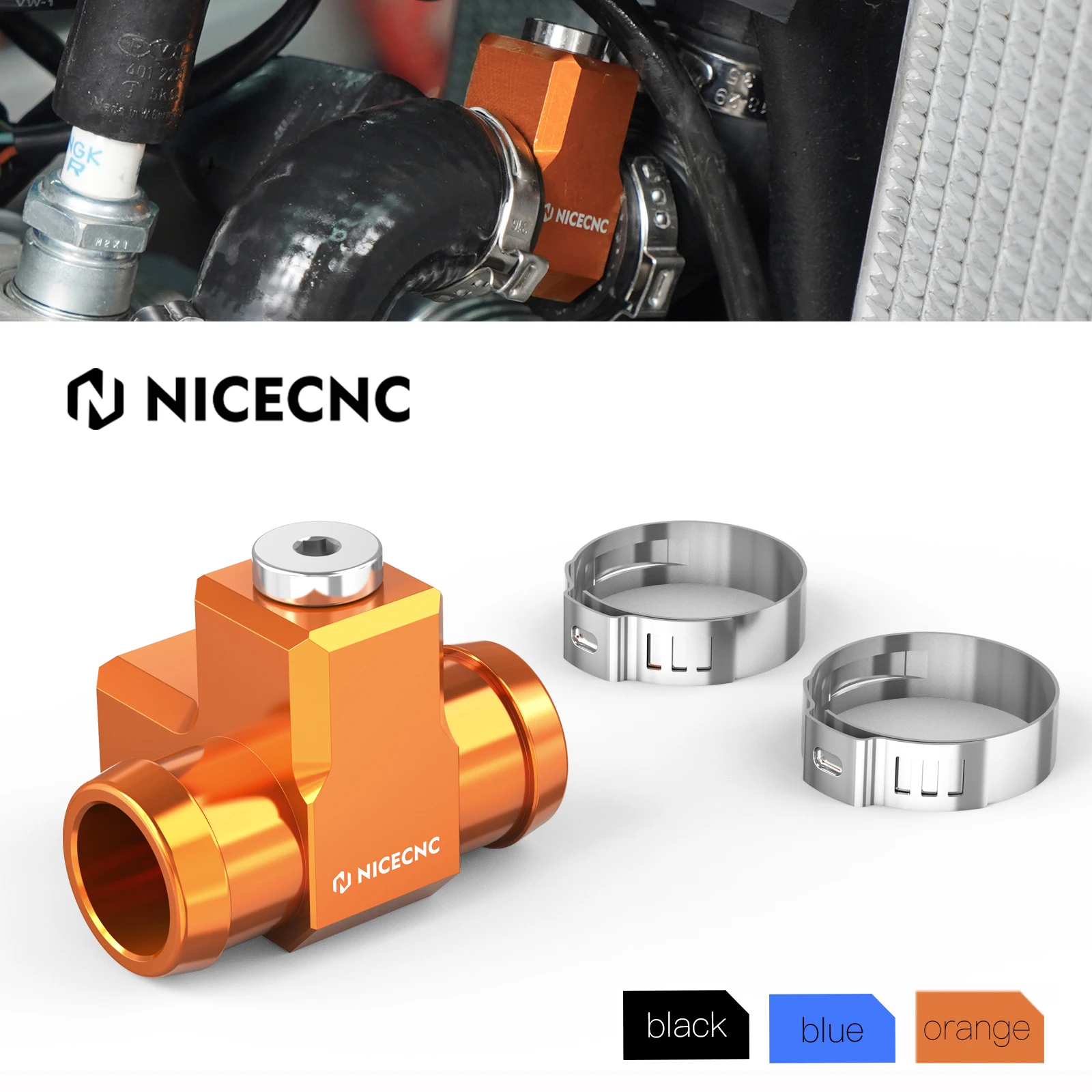 Адаптер датчика температуры для KTM EXC 300 2024 NICECNC XCW 250 XC SX 2023-2024 EXC250 XCW300 SX300 SX250