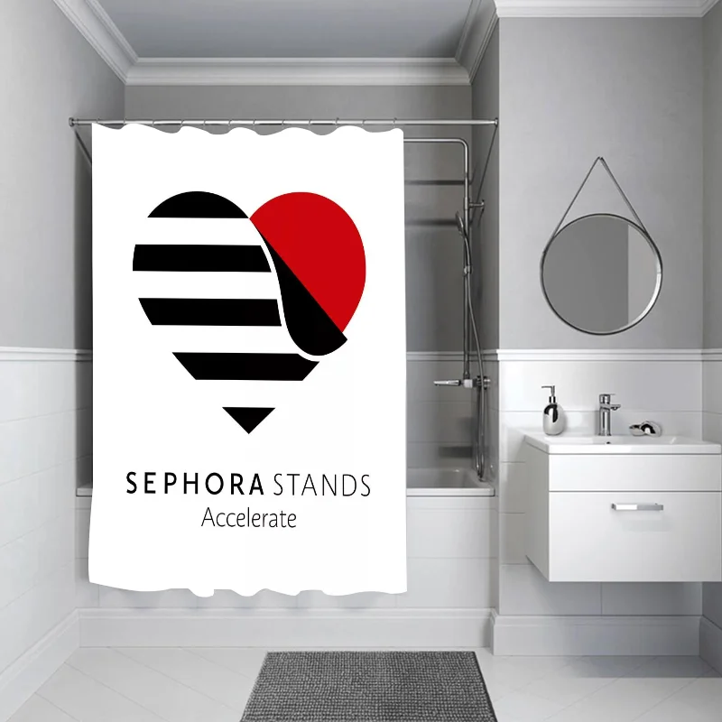 Водонепроницаемая Занавеска Для Душа Тканевые Занавески Ванной Складные