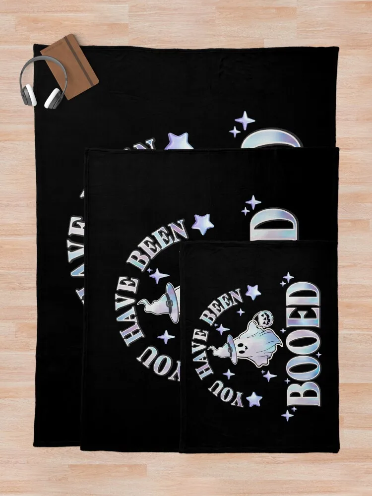 Хэллоуин Голографический Бу Сезон ты был боунным Плед Одеяло Одеяла и пледы