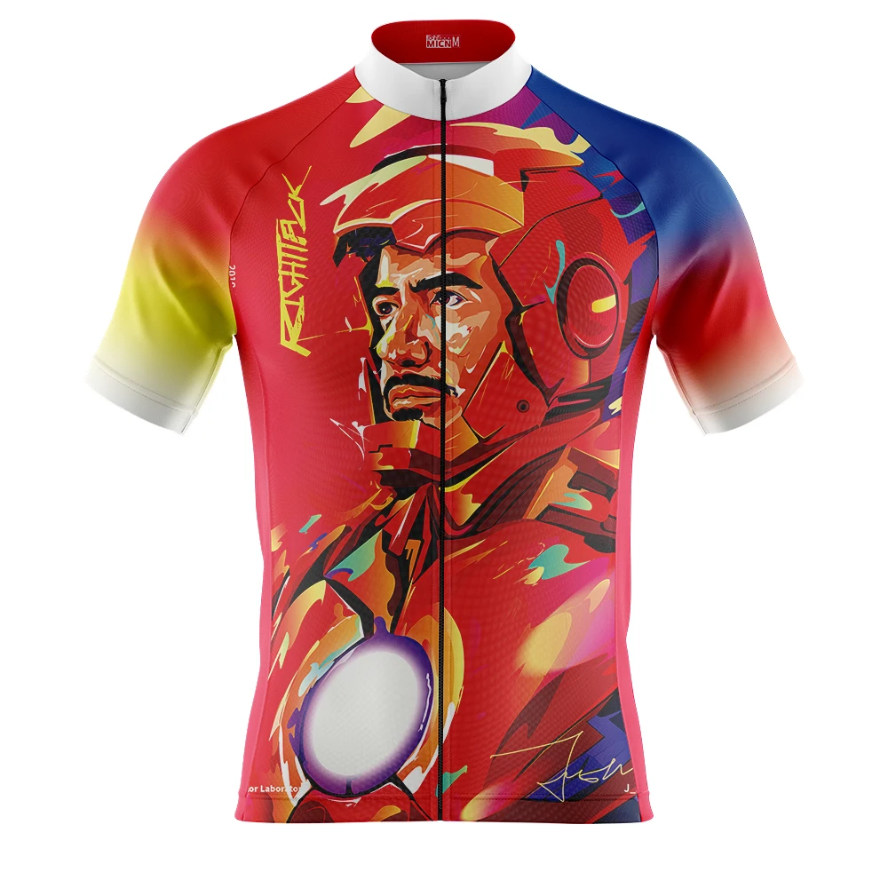 

Righttrack Super Hero Cycling Jersey Summer Breathable Cycl Apparel