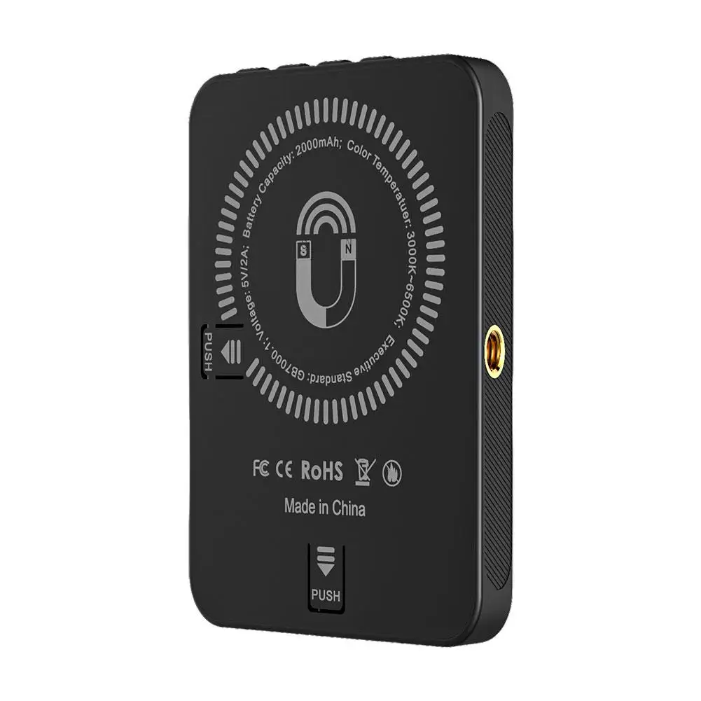 Магнитная Зарядка аккумуляторная Светодиодная лампа для селфи телефона IPad