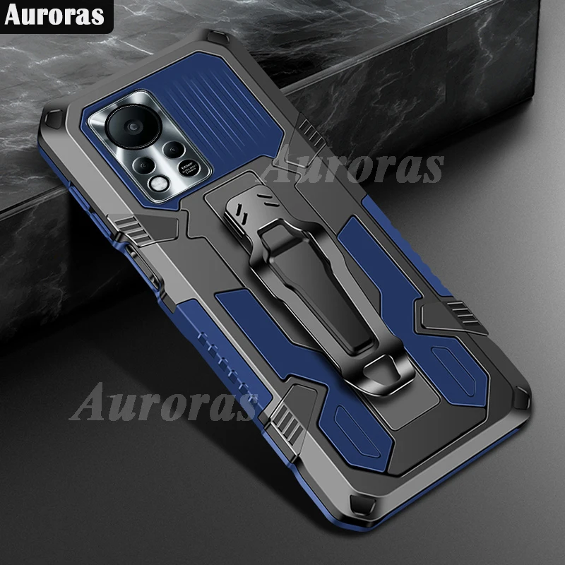 auroras for infinix hot 11s nfc case magnetism shockproof armor cover holder back clip case for infinix hot11 s cover free global shipping