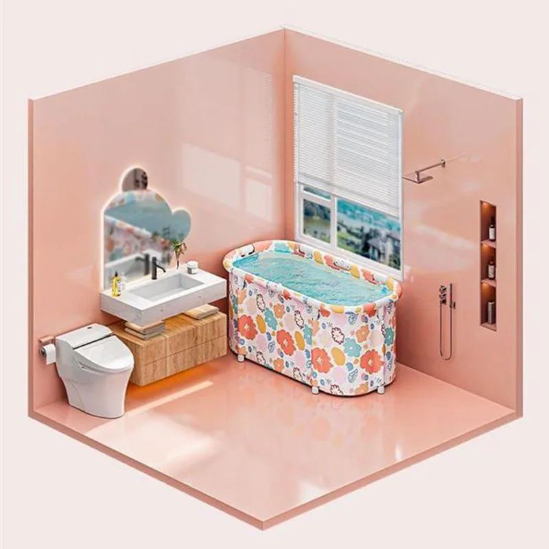 Массажная ванна для взрослых путешествий отеля бытовая противоскользящая льда