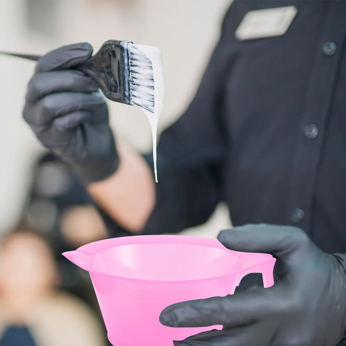 

3pcs Applicator Bowl Mixing Bowls for Hair Color Hair Dye Tools Professional Hair Dye for Salon Hair Coloring ( )