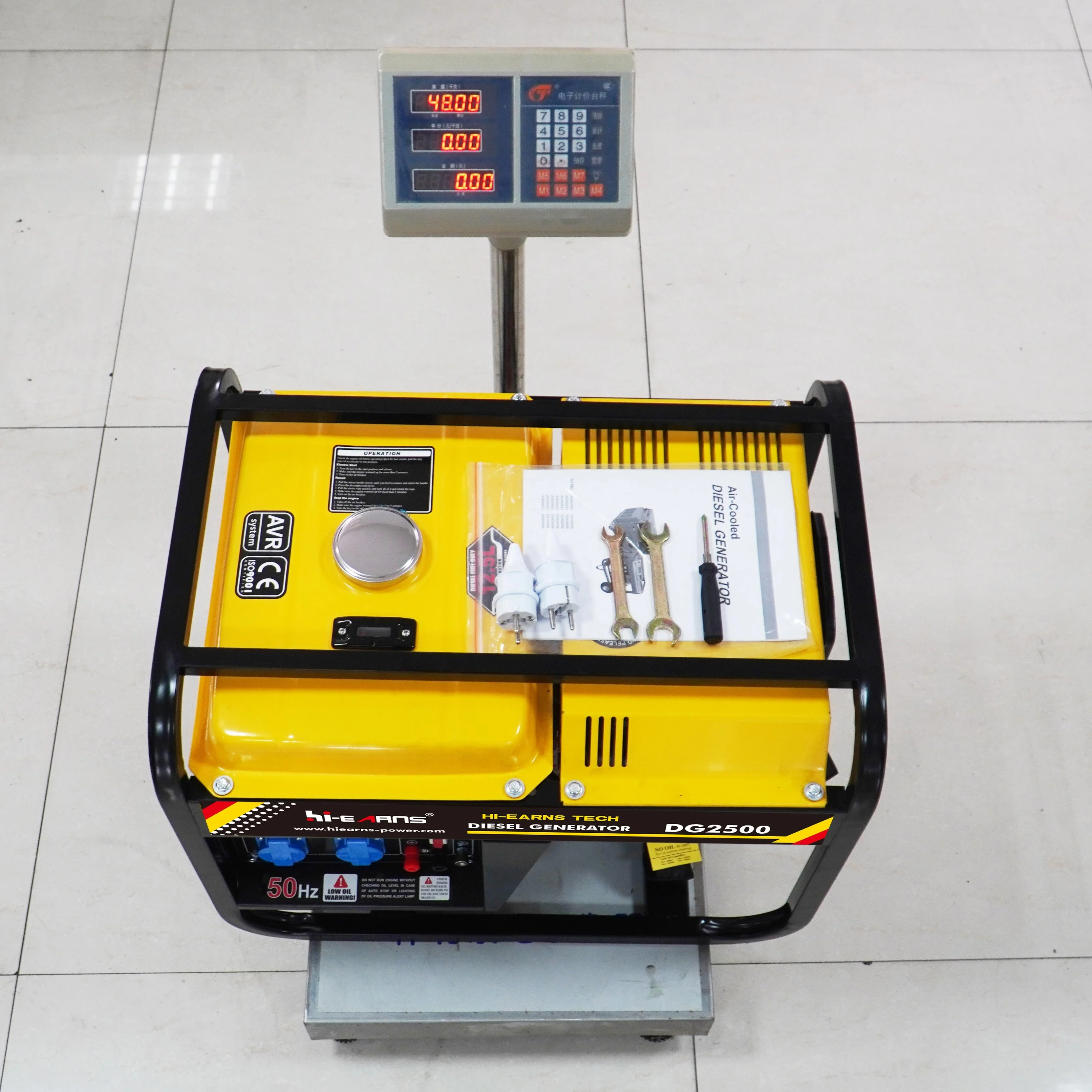 Omega DG2500 2 кВА перезаряжаемый генератор 220 В 1 5 кВт 3 die-sel открытого типа двигатель