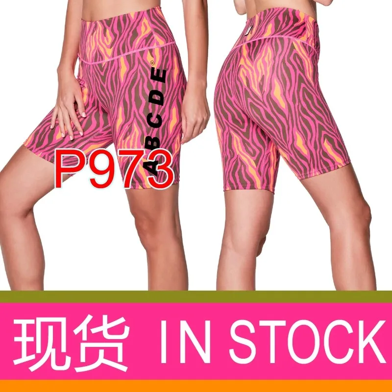 

ZW GymwearYoga Dancing Quick Dry Stretch Legaggy Mid Pants Five-point Pants Shorts P 973