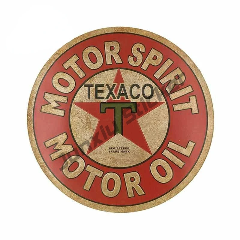 Автомобильная наклейка Texaco с защитой от царапин водостойкая стильная для SUV JDM