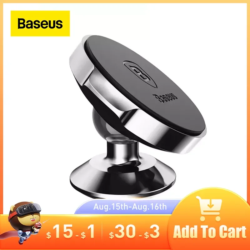 

NEW2023 Baseus Magnetic Car Phone Holder Universal Magnet Holder in car Mobile Phone Holder Stand Mount For iPhone X 8 7 with sm