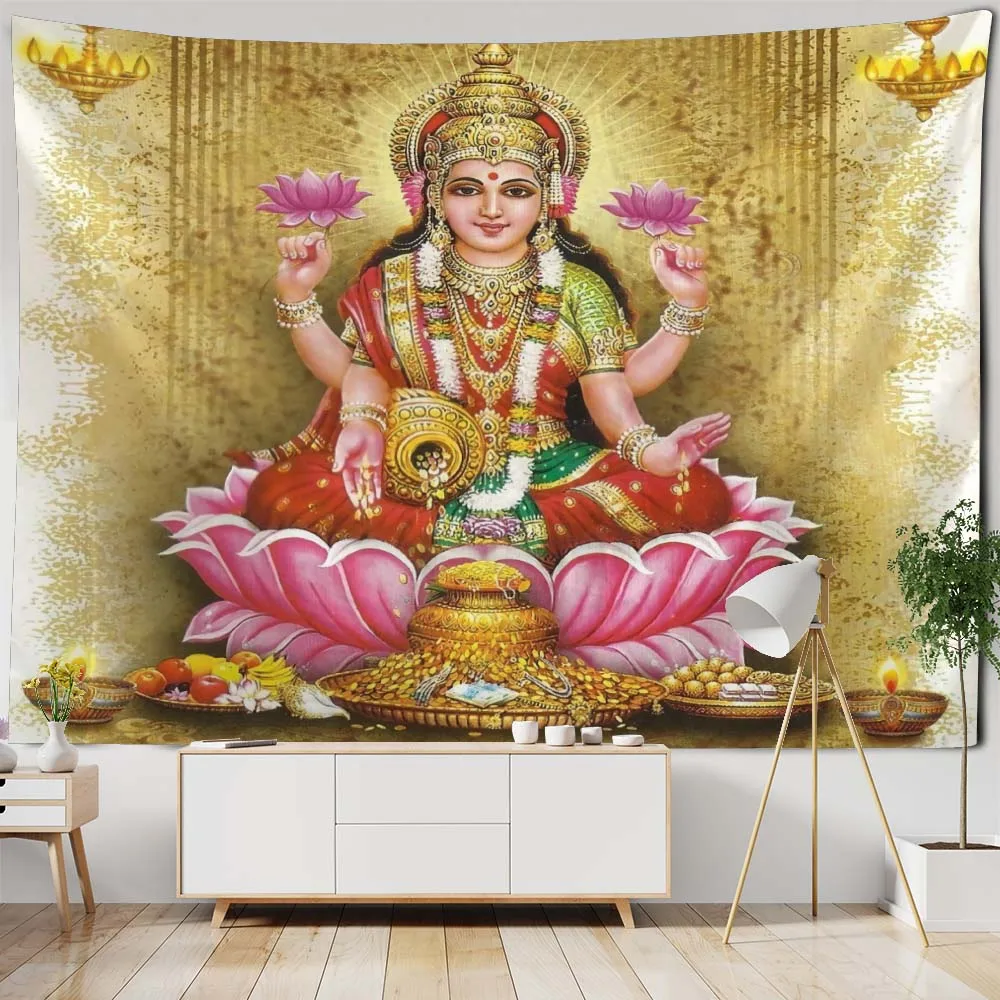 Художественный гобелен Будды, полиэстер