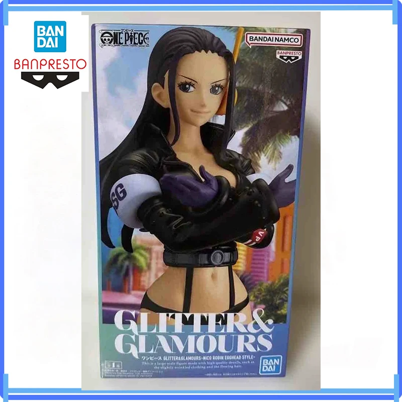 Фото Оригинальная фигурка Нико Робин в стиле Egghead из серии Glitter&Glamours от Bandai (в наличии), аниме-модель, игрушка в коробке, подарок №1