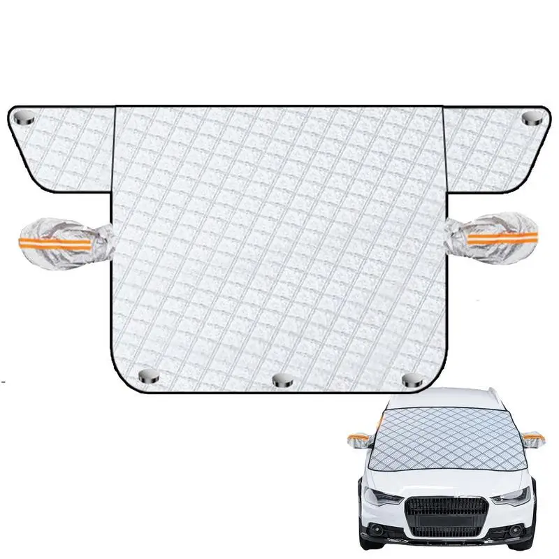 

Car Windscreen Cover Magnetic Snow Cover Ultra Thick Protective Car Windshield Cover Car Window Cover For Against Snow Frost Sun
