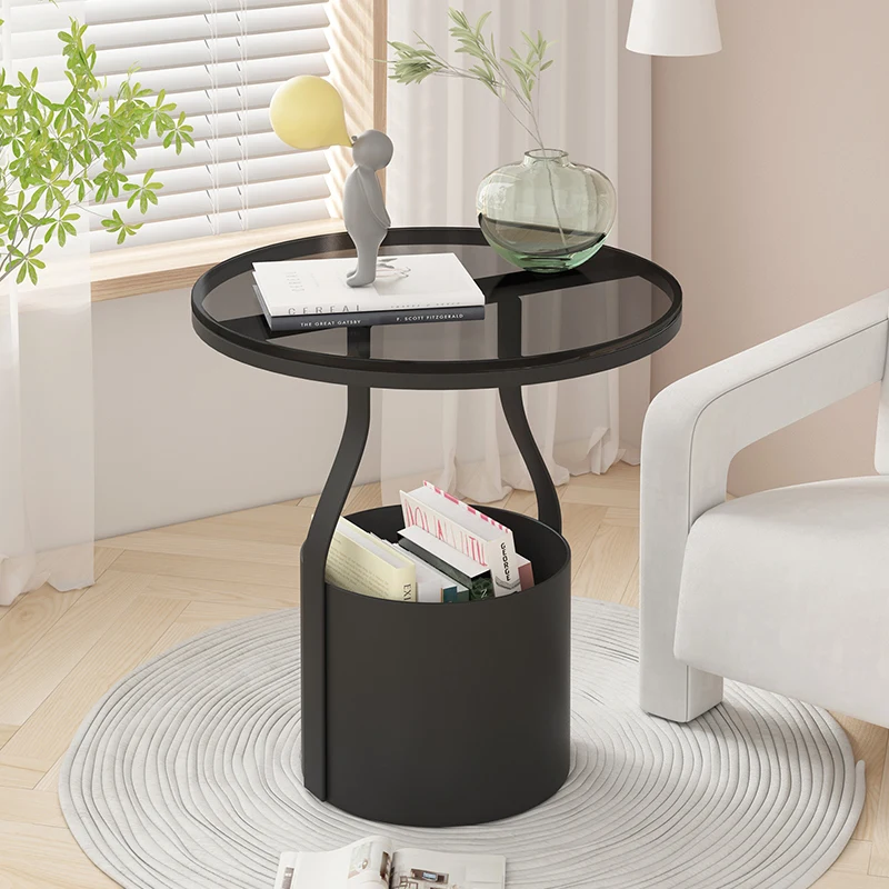 

Round Modern Table Bedroom Living Room Hallway Originality Table Side Simplicity Corner Nordic Mesa De Canto Patio Furniture DWH