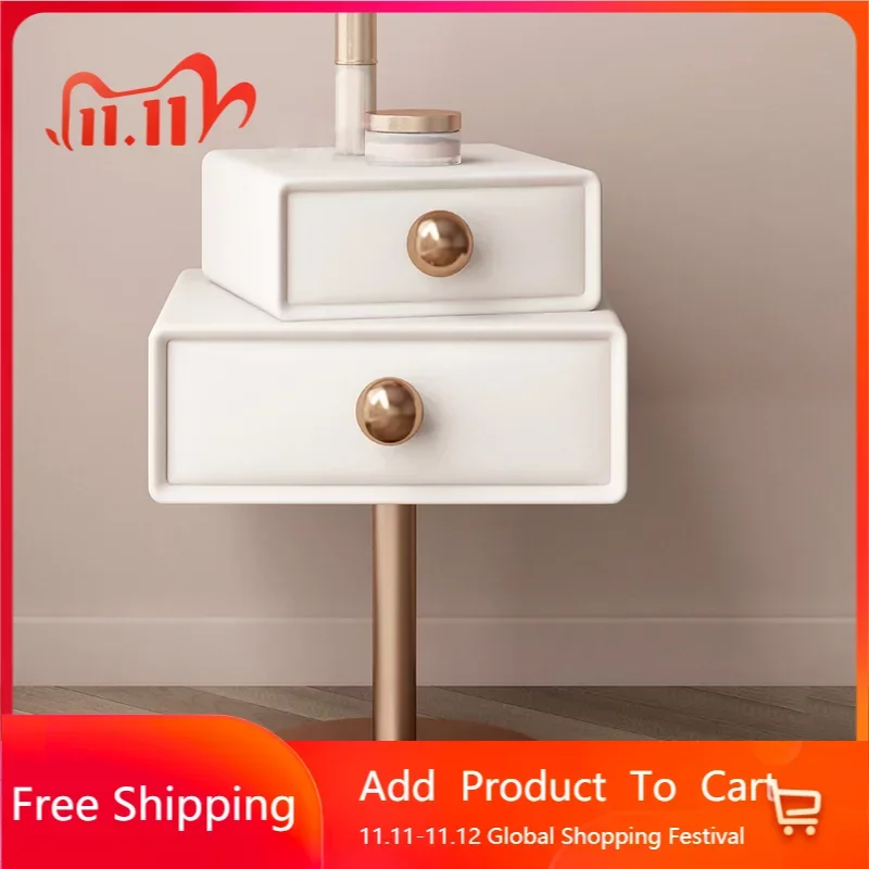 

Storage Garden Bedside Table Bedroom Dressers Coffee TablesWhite Table Console Study Hallway Table De Dressers Furniture XF