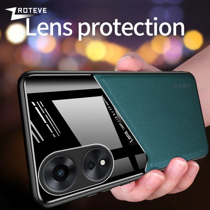 Жесткий Магнитный Чехол Zroteve Из Искусственной Кожи Для OPPO A58/A38/A78/A98/A79 5G —