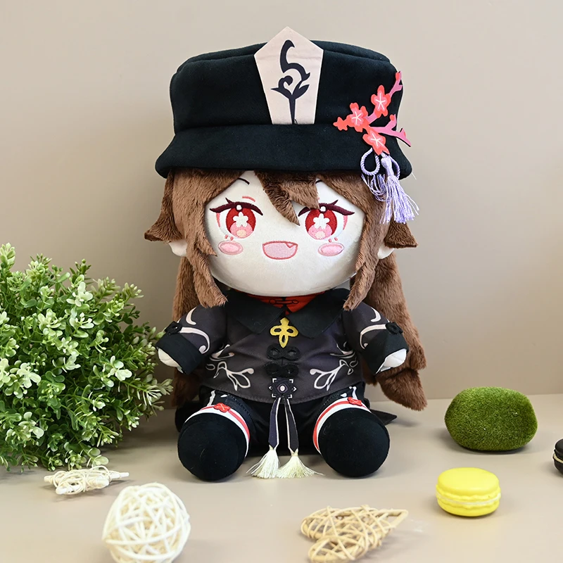 

Game Anime Genshin Impact Hu Tao Peripheral Cute 30cm Plush Stuffed Doll Change Clothes Outfit Toy Cosplay Plushie Xmas Gift